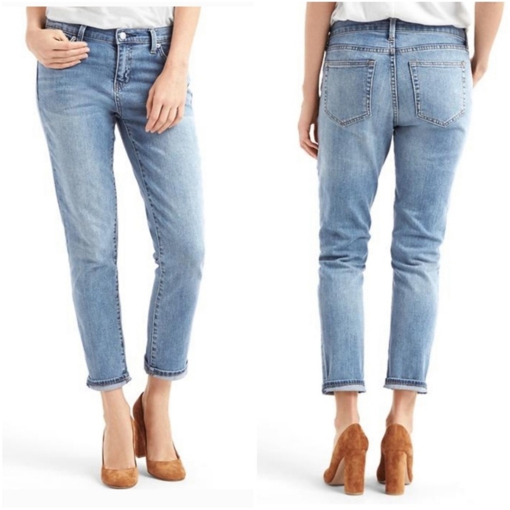 GAP Best Girlfriend Light Indigo Ankle Jeans